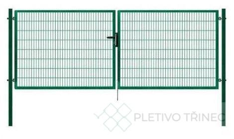 BRÁNA BRÁNA - svař.sít 200 x 50 hranaté sloupky